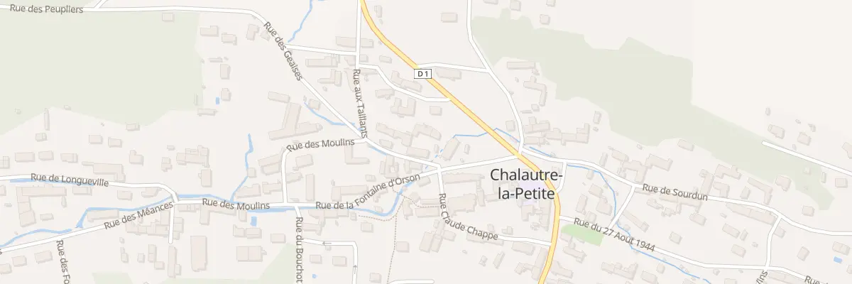 Plan du 96 Rue des Moulins à Chalautre-la-Petite