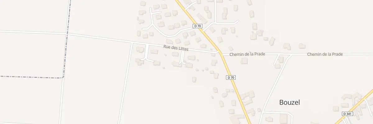 Plan du 3 Rue des Littes à Bouzel