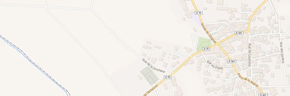 Plan du 14 Rue de la Jonchere à Bouzel