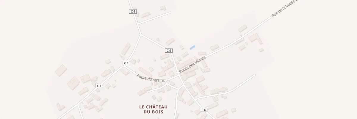 Plan du 2 Rte de Chevigny à Entrains-sur-Nohain