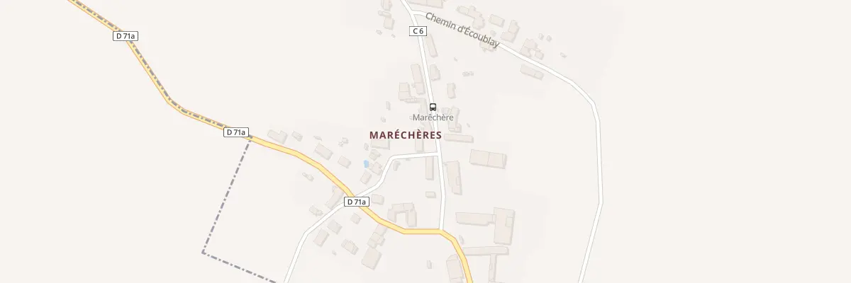 Plan du 5 Gr Grande Rue aux Marêts