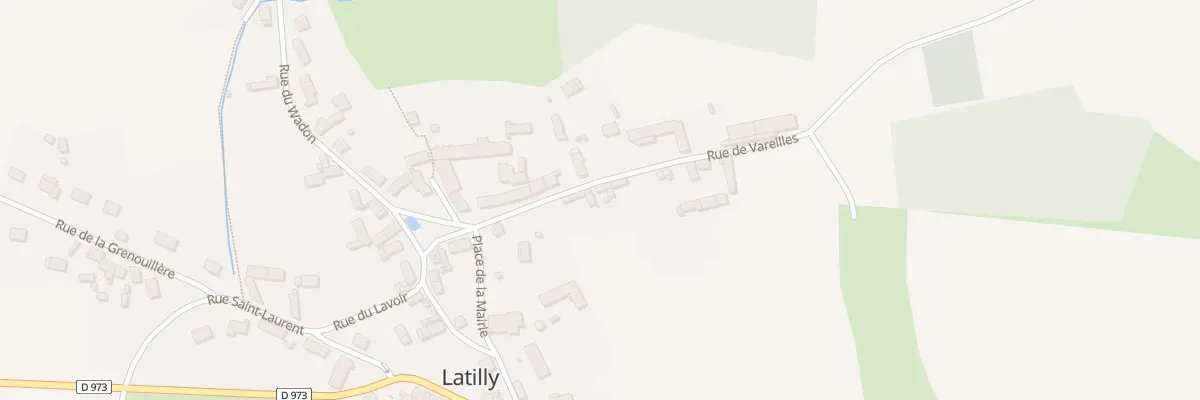 Plan du 5 Rue de Vareilles à Latilly