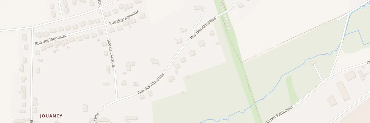 Plan du 46 Rue des Alouettes à Soucy