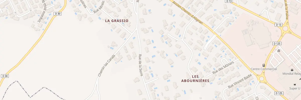 Plan du 20B Rue de la Serre à Roujan