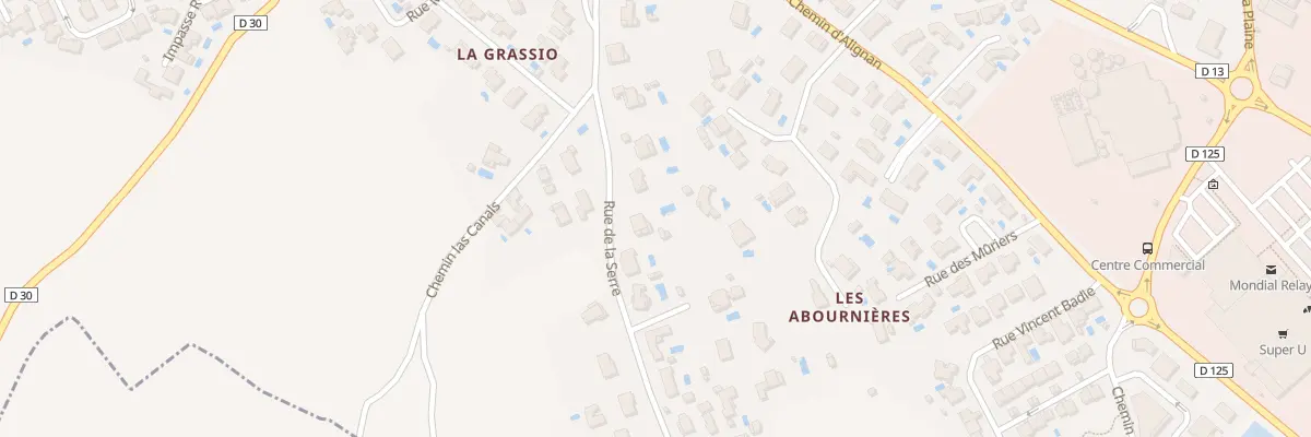 Plan du 22 Rue de la Serre à Roujan