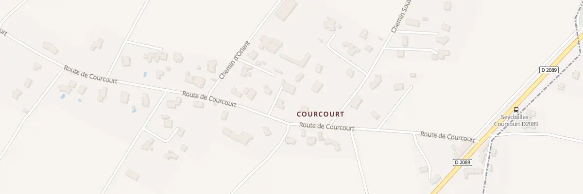 Plan du 22T Rte de Courcourt à Beauregard-l’Évêque