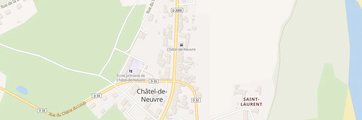 Plan du 18 Rue de Moulins à Châtel-de-Neuvre