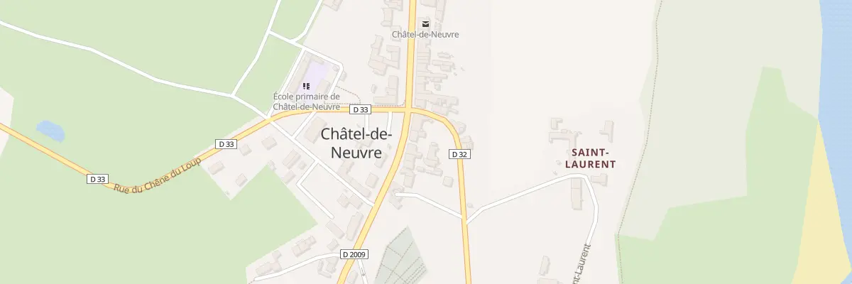 Plan du 7 Rue de Saint-Pourçain à Châtel-de-Neuvre