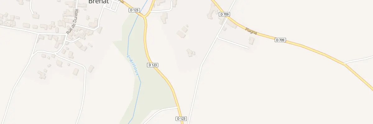 Plan du 5013 Plagne à Brenat