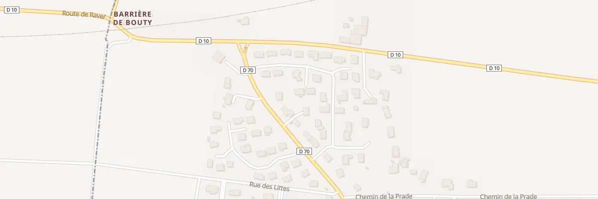 Plan du 15 Ham de Bouty à Bouzel