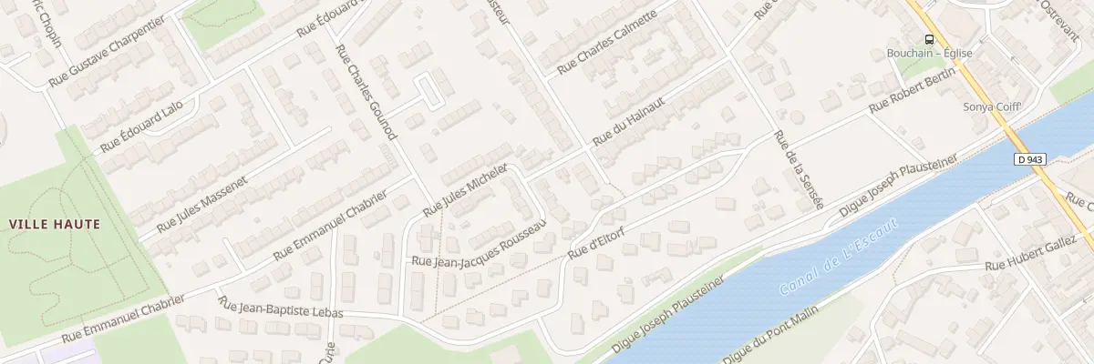 Plan du 23 Rue Victor Hugo à Bouchain