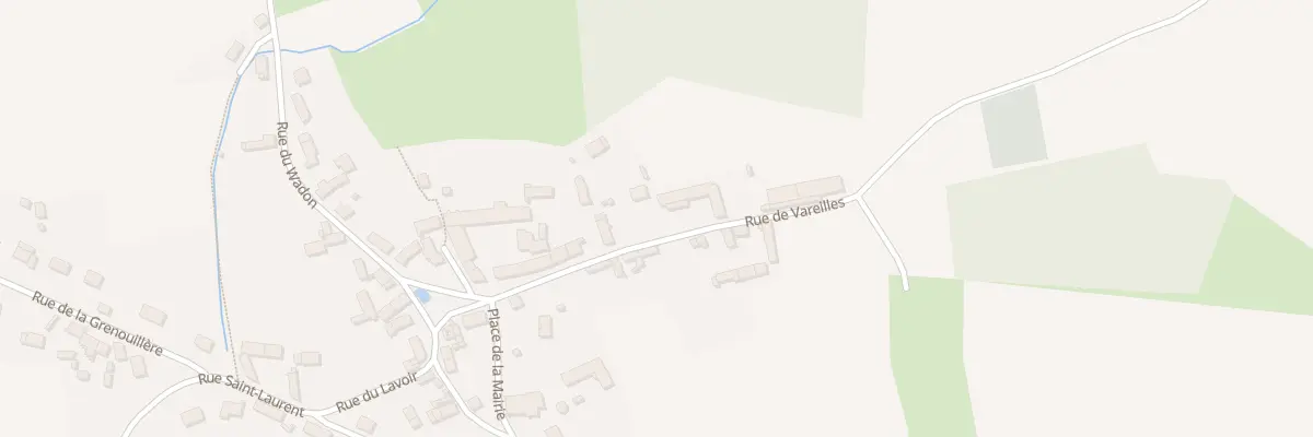 Plan du 12 Rue de Vareilles à Latilly