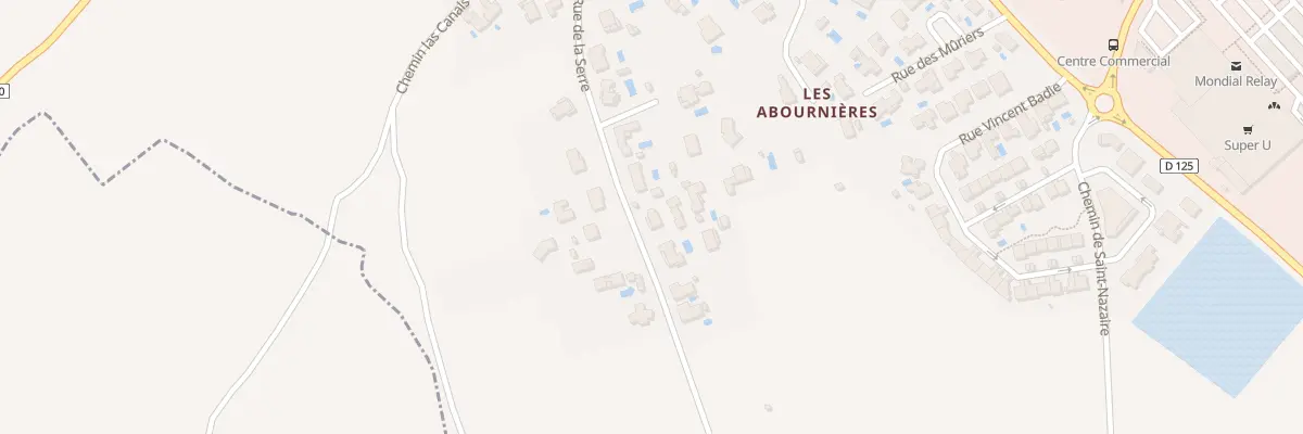 Plan du 40 Rue de la Serre à Roujan