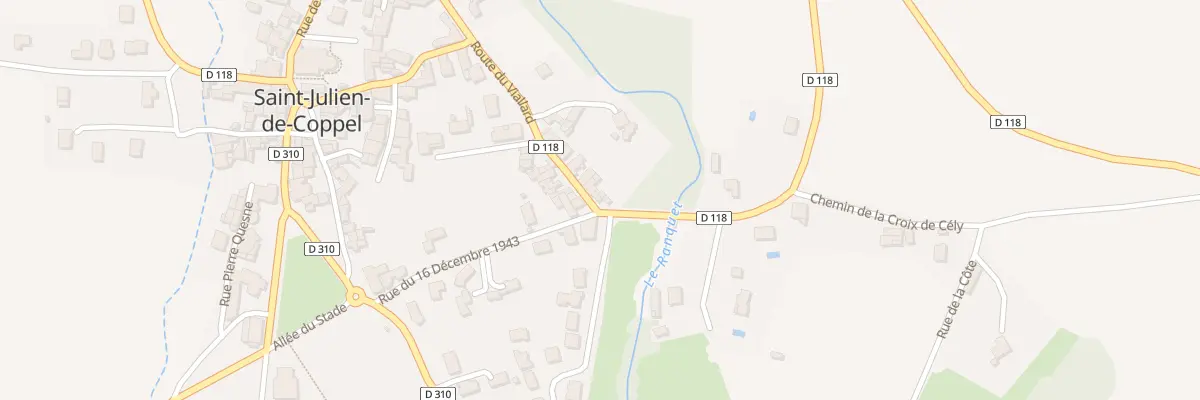 Plan du 5644 Rte du Viallard St Julien à Saint-Julien-de-Coppel