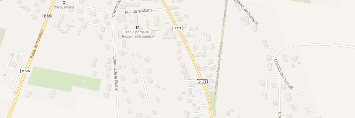 Plan du 38 Rte de Véron à Rosoy