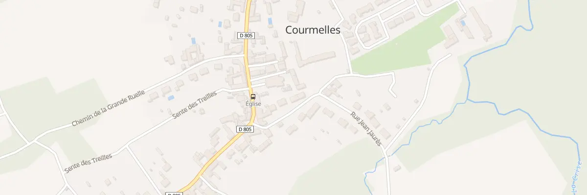 Plan du 65 Rue Jean Jaurés à Courmelles