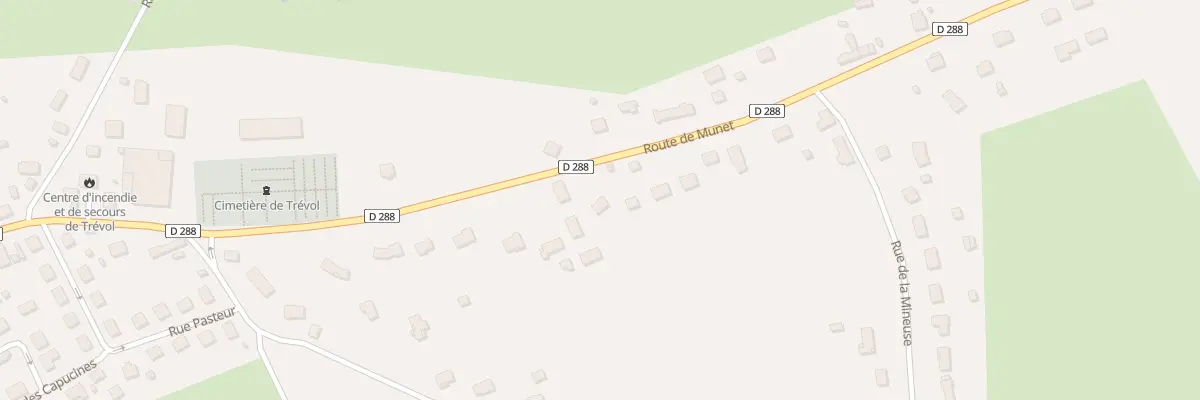 Plan du 42 Rte de Munet à Trévol