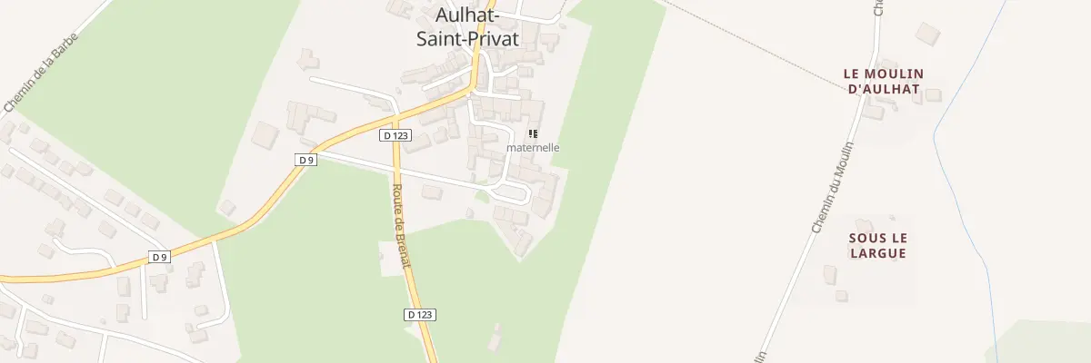 Plan du 6 Pl du Chateau à Aulhat-Flat