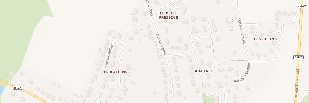 Plan du 17 Rue des Vignes à Bressolles