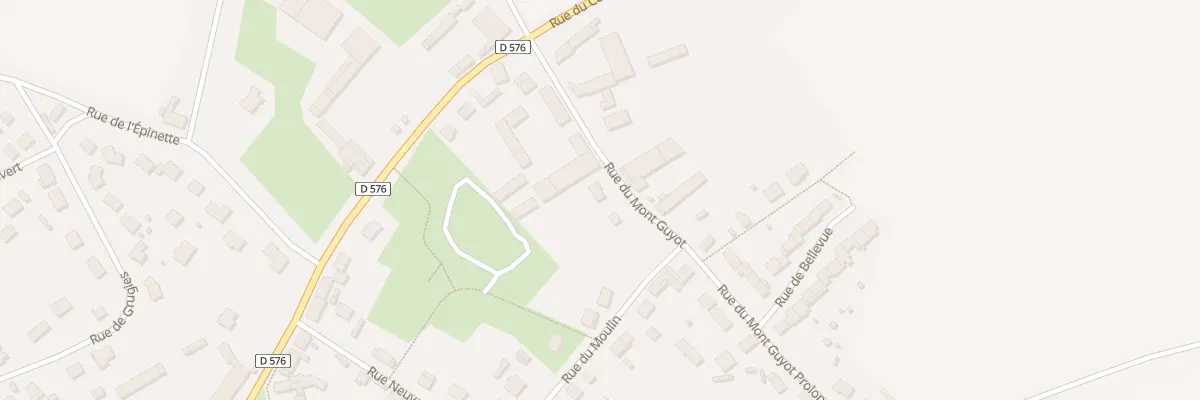 Plan du 6 Rue du Mont Guyot à Urvillers
