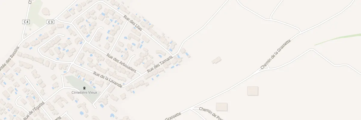 Plan du 3 Rue des Tamaris à Cers