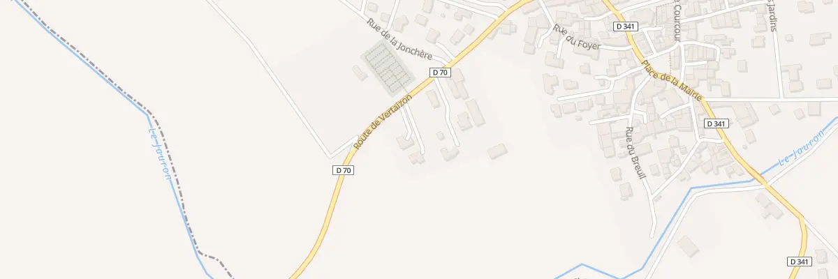 Plan du 17 Rte de Vertaizon à Bouzel
