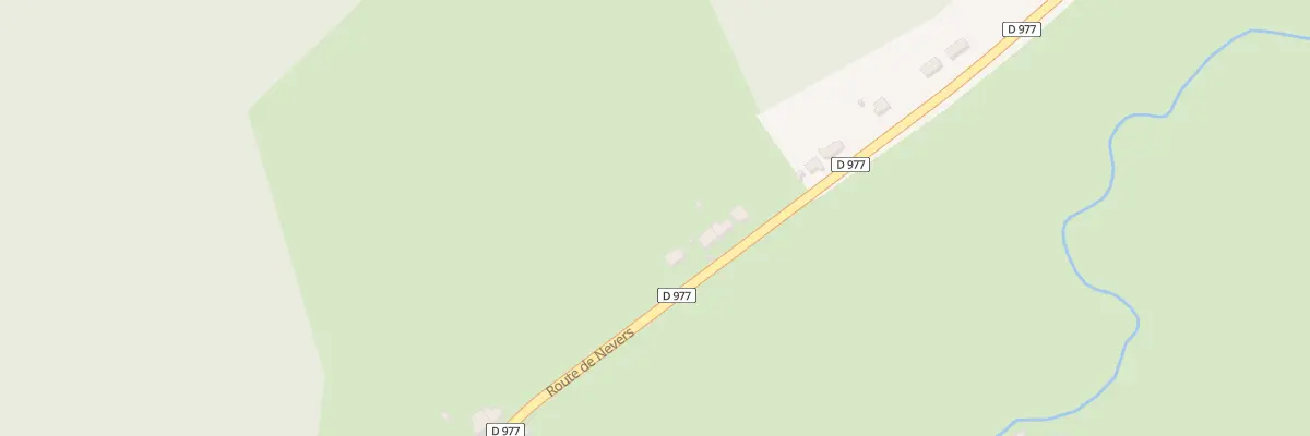 Plan du 64 Rte de Nevers à Prémery