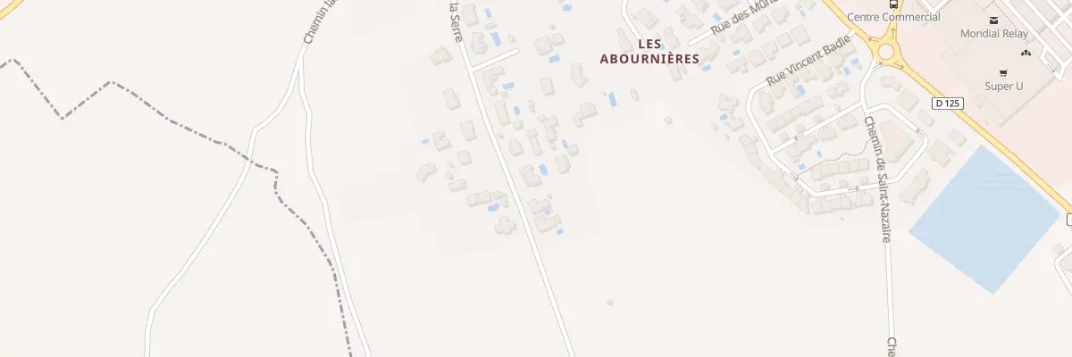 Plan du 42 Rue de la Serre à Roujan