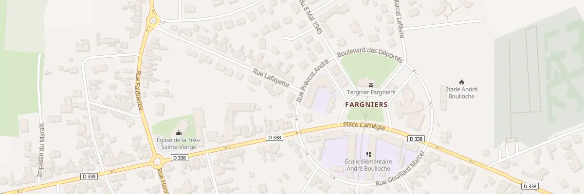 Plan du 1 Rue la Fayette à Tergnier