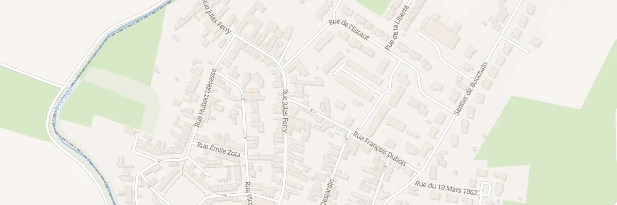 Plan du 19 Rue Jules Ferry à Hordain
