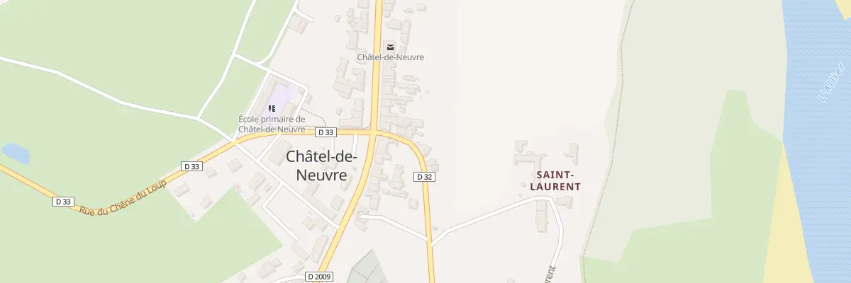 Plan du 3 Rue de la Ferté à Châtel-de-Neuvre