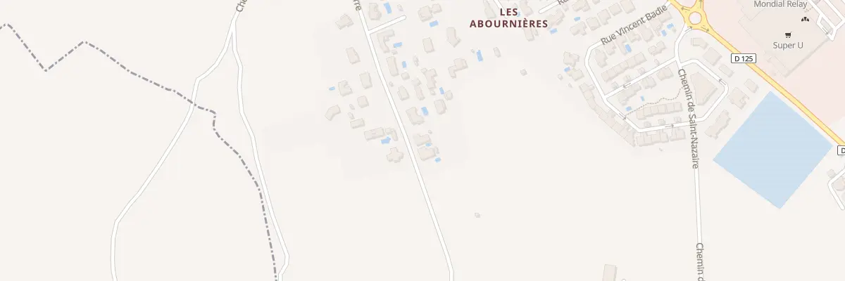 Plan du 48 Rue de la Serre à Roujan
