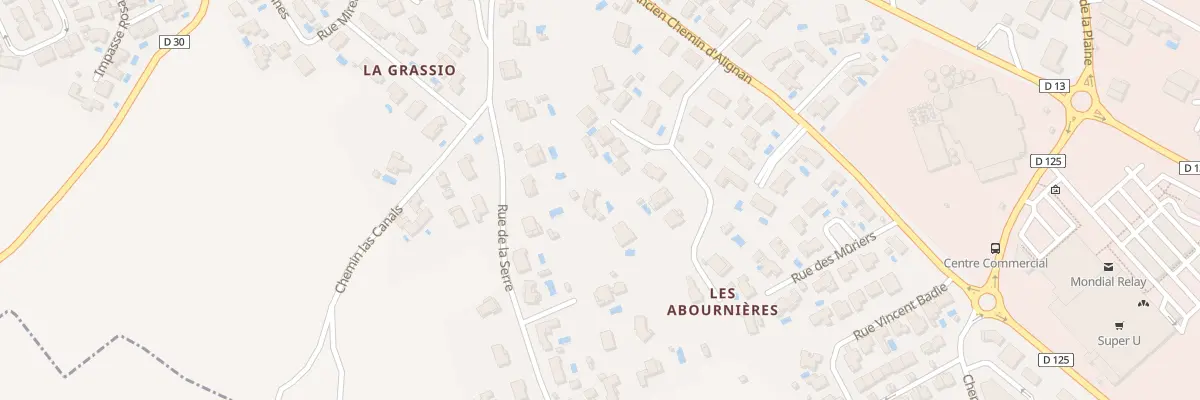 Plan du 38 Rue de la Serre à Roujan