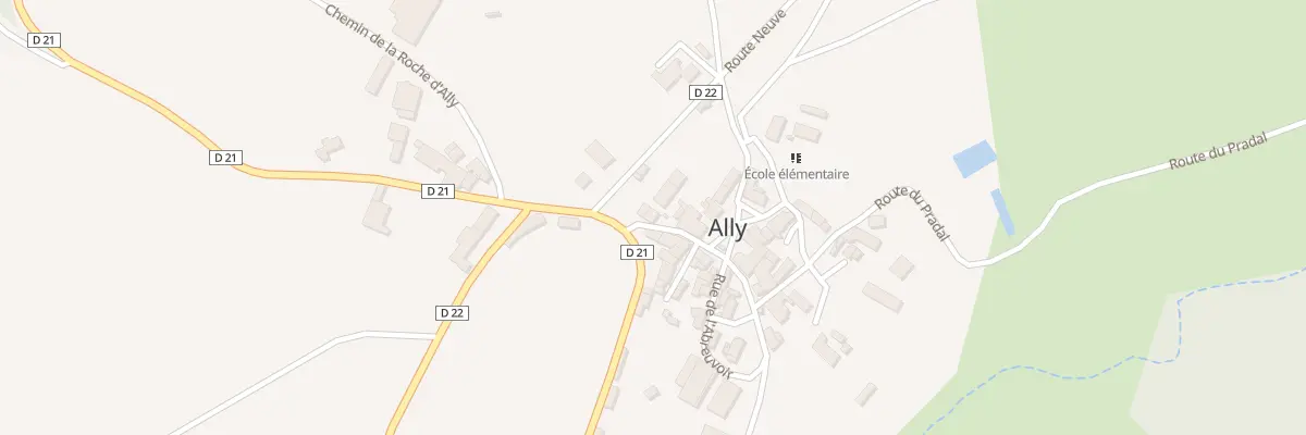 Plan du 5046 Le Bourg à Ally