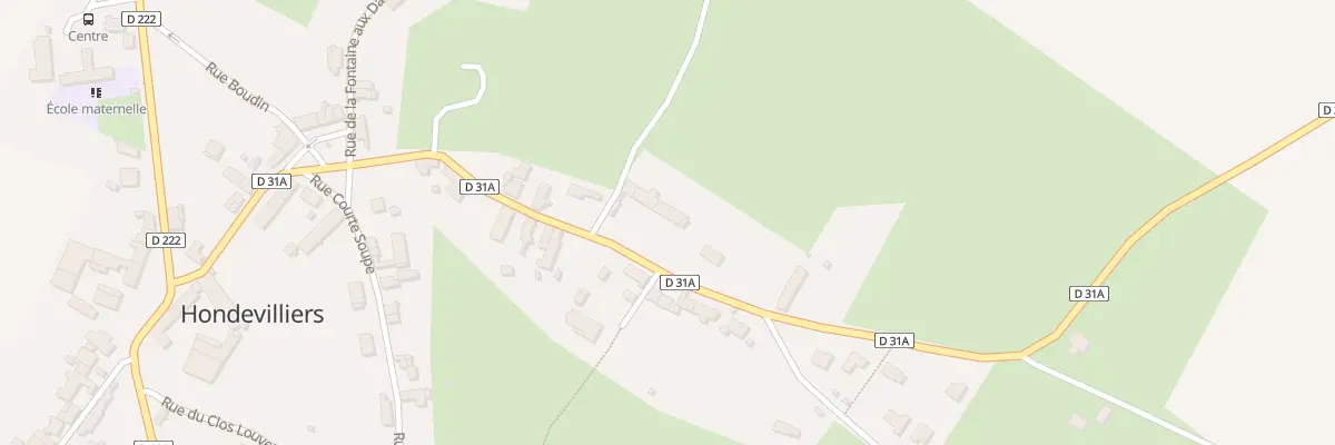 Plan du 18 Rue du Montcel à Hondevilliers