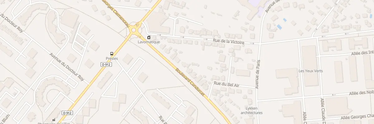 Plan du 36 Bd Condorcet à Soissons