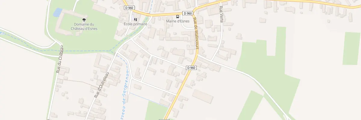 Plan du 6 Rue des Fontaines à Esnes