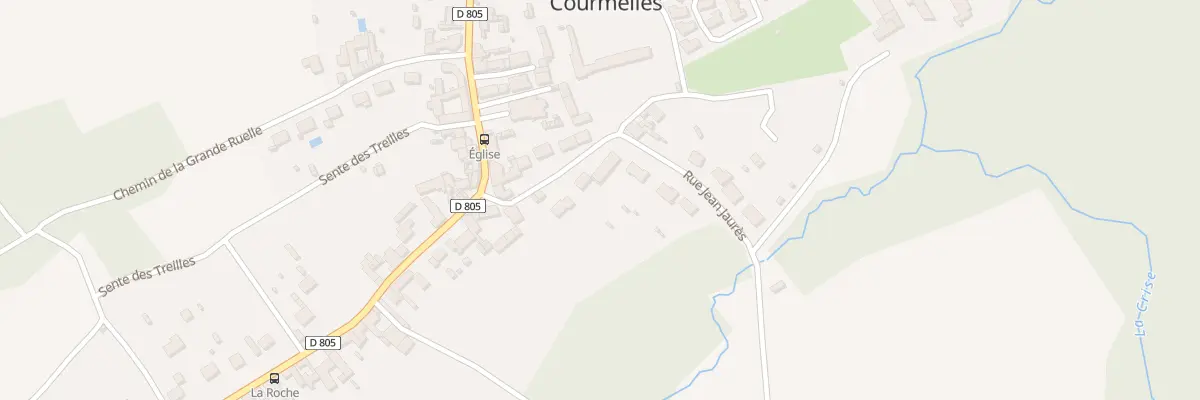 Plan du 62 Rue Jean Jaurés à Courmelles