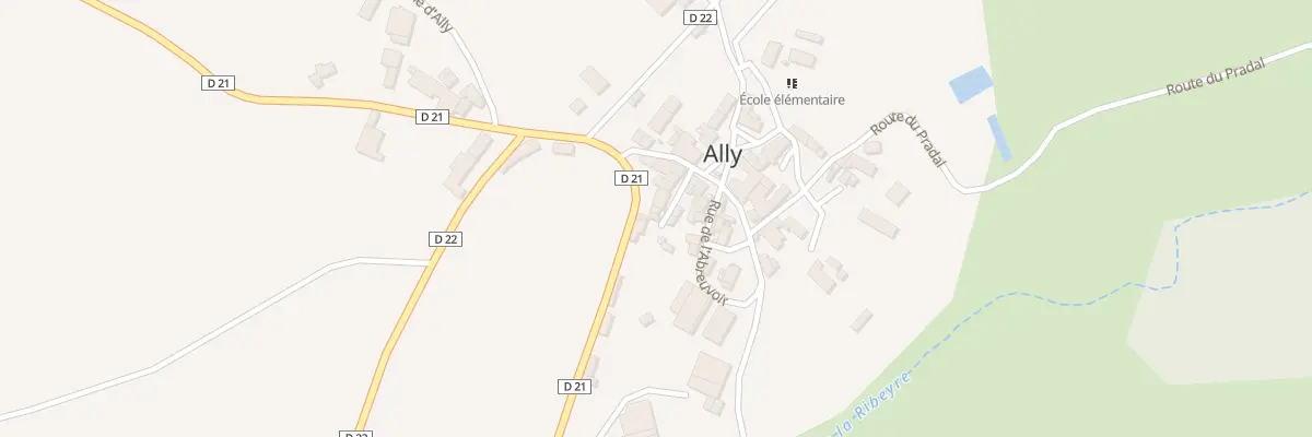 Plan du 5034 Le Bourg à Ally