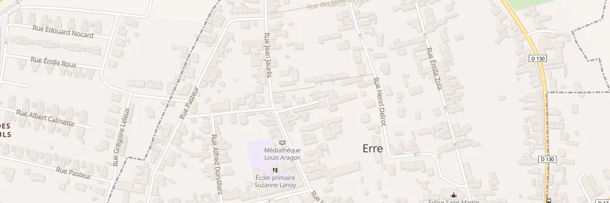 Plan du 200 Rue Jean Jaurès à Erre