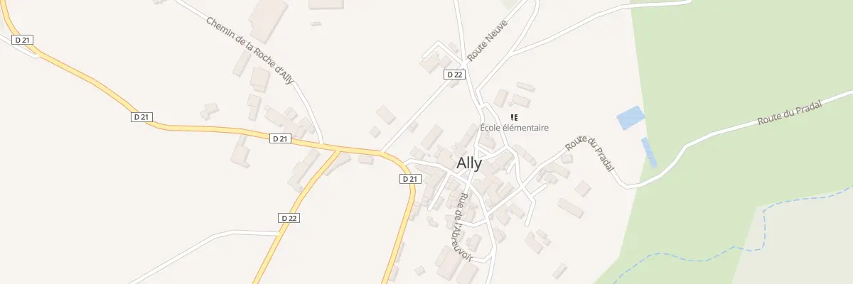 Plan du 5048 Le Bourg à Ally