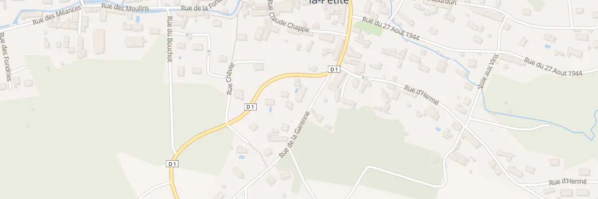 Plan du 30 Rue de la Garenne à Chalautre-la-Petite
