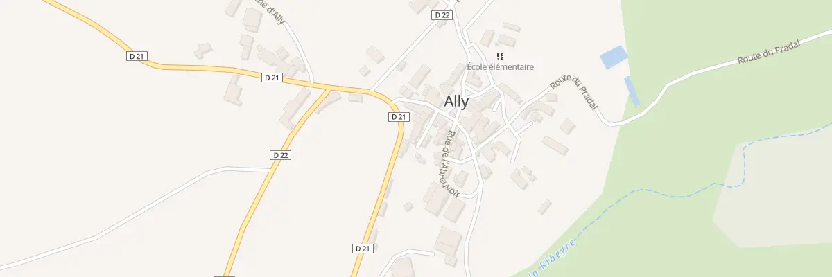 Plan du 5035 Le Bourg à Ally