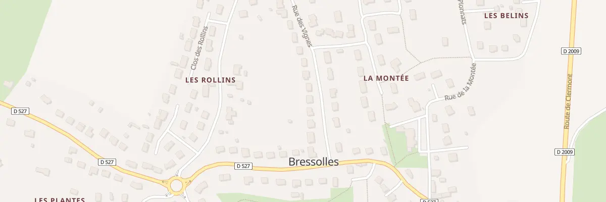 Plan du 7 Rue des Vignes à Bressolles