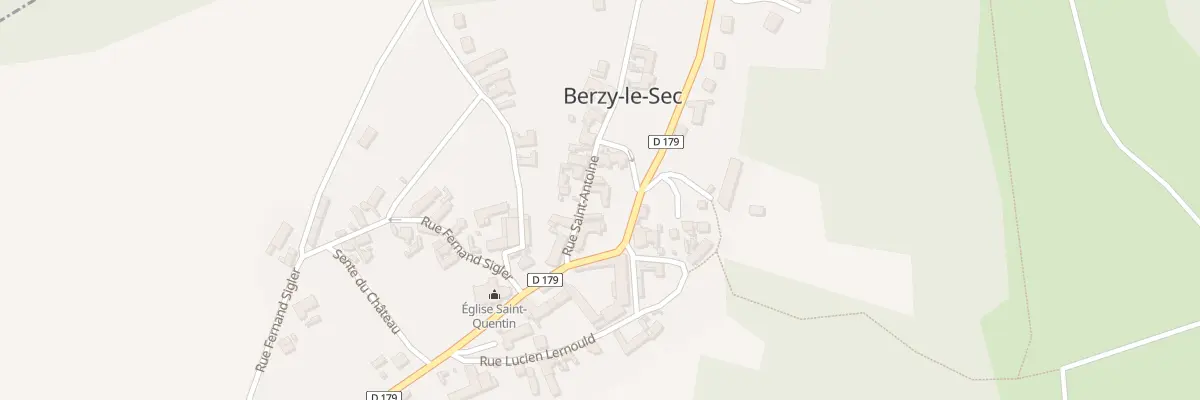 Plan du 6 Rue Saint Antoine à Bernoy-le-Château