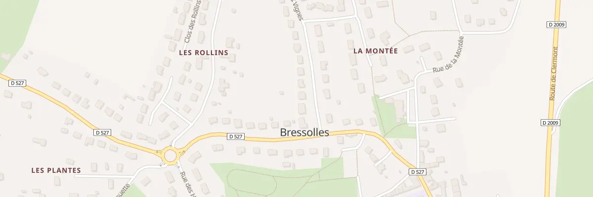 Plan du 3 Rue des Vignes à Bressolles