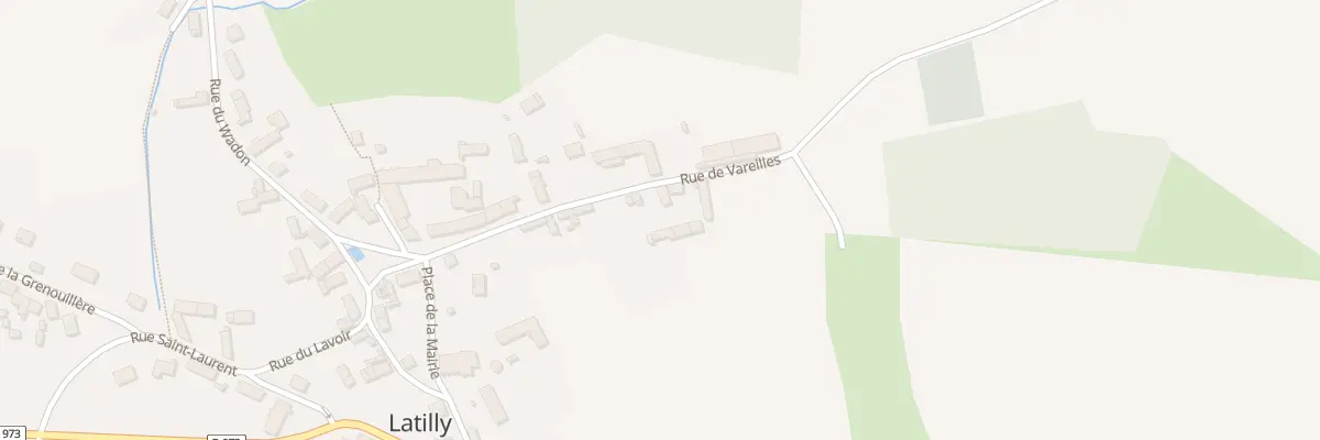 Plan du 9 Rue de Vareilles à Latilly