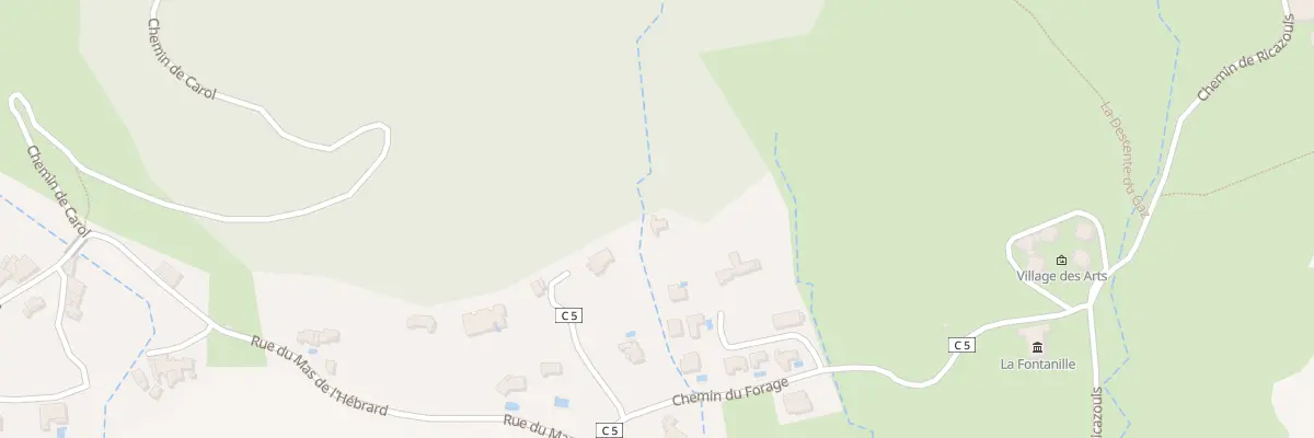Plan du 5 Che du Forage à Octon