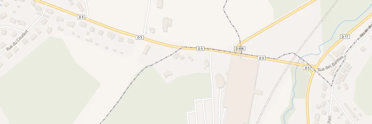Plan du 5633 Chaumont à Vergongheon