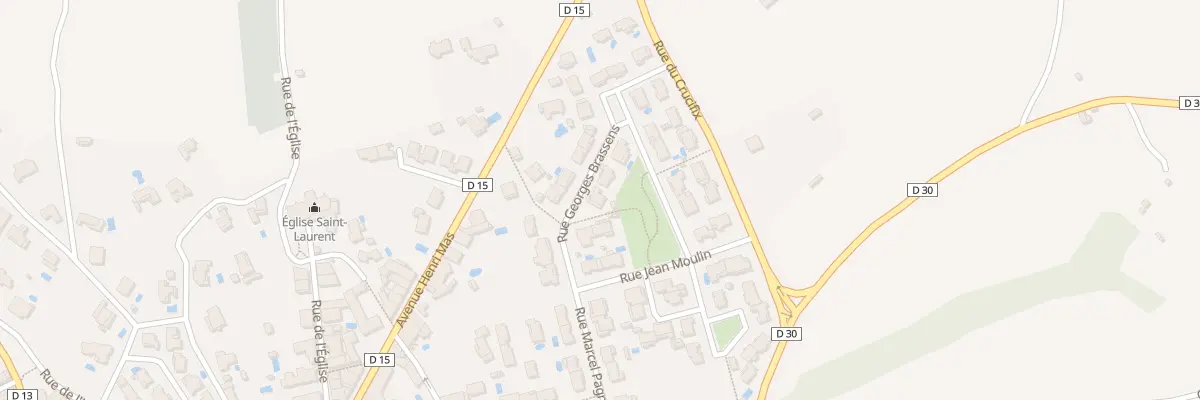 Plan du 5 Rue Georges Brassens à Roujan